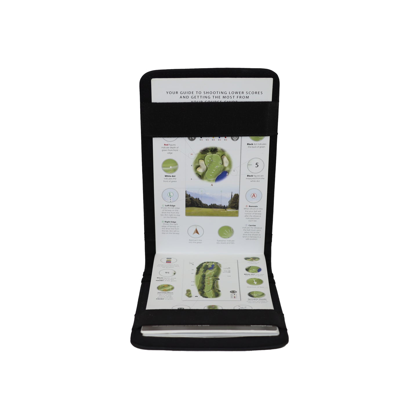 Black GL Yardage Book Cover