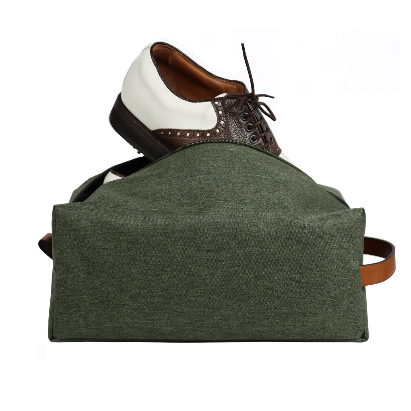 Khaki Canvas Shoe bag