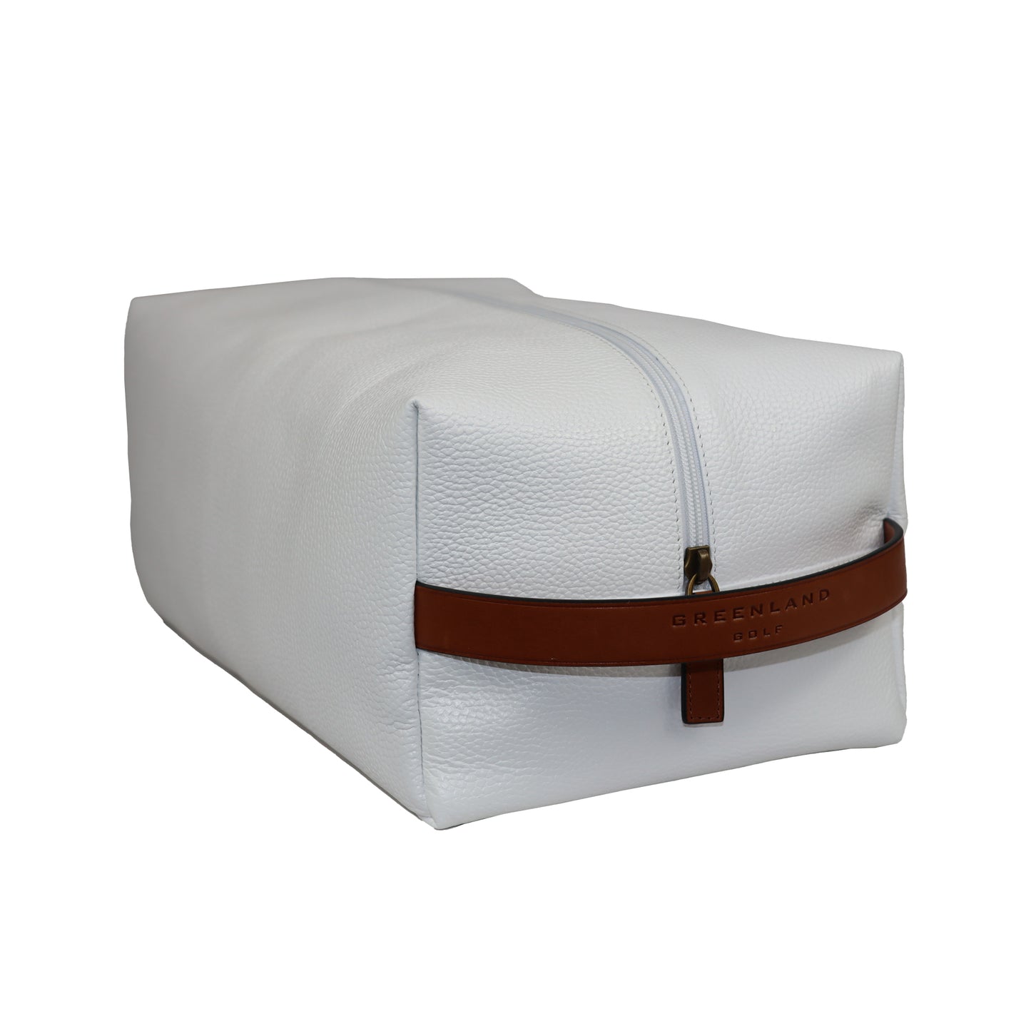 White Leather Shoe bag