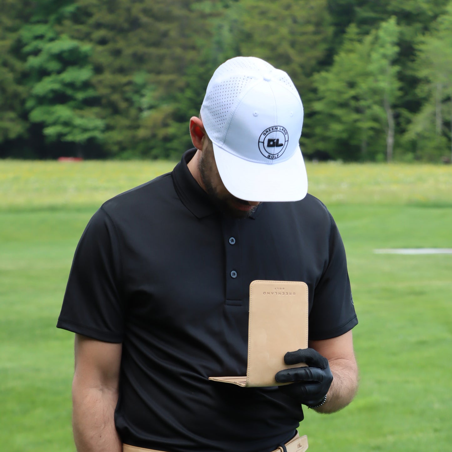 White GL Home Course cap