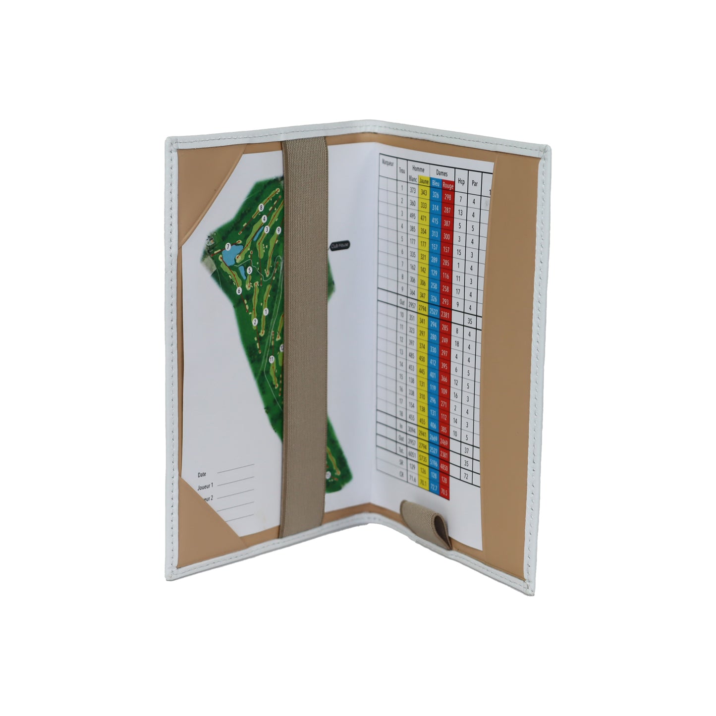 Porte-carte de pointage GL blanc